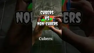 Cubers vs Non-Cubers | Cube in a cube pattern 