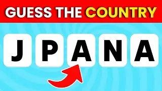 Guess the Country by its Scrambled Name | Do You Know
