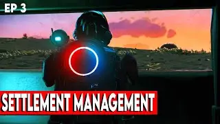 Managing our Settlement and Progressing in No Man's Sky Frontiers Gameplay Ep 3