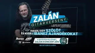 Kiss Gergő K&aacute;lm&aacute;n &ndash; K&eacute;kkői Zal&aacute;n Masterclass Git&aacute;rverseny