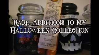 New Additions To My Rare Halloween Candle Collection ~ Yankee Candle All Hallows Eve ~ Witches Brew
