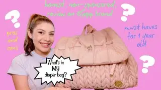 What's in my diaper bag? Non Sponsored Honest Happ Brand diaper bag review/ My 1 year old must haves