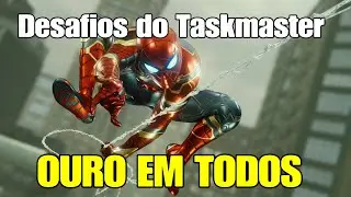 OURO em TODOS OS  DESAFIOS do TaskMaster  | Marvel's Spider-Man  |  Dublado e legendado PT-BR