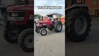 16.9.28 BKT Rt855 Radial Fitted In Tractor From DASHMESH TYRE Ladwa || #farming