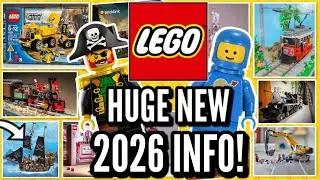NEW LEGO City & Pirate Sets LEAKED for 2026! MORE Construction, Planes, TRAINS & MORE!