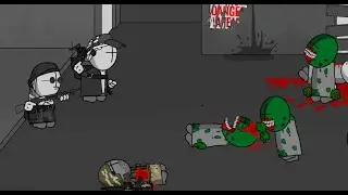 Deimos and Sanford killing some Zombies