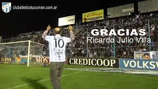 Gran homenaje en el entretiempo a Ricardo Julio Villa