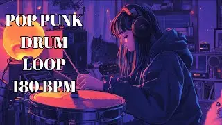 Pop Punk Drum Loop &ndash; 180 BPM | Fast Upbeat Backing Track