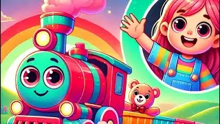 The magical colour train 🚂🌈🦄