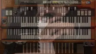 Bach in chords played on a Native Instruments B4 II VSTi