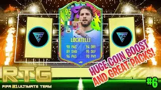 HUGE COIN BOOST AND GREAT PACKS! - FIFA 21 Road to Glory Episode #6
