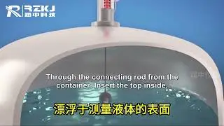 The UHZ magnetic float level gauge produced by Runzhong Instrument.