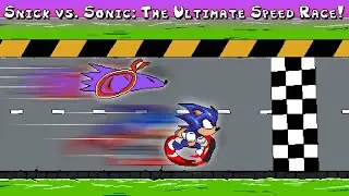 Snick vs. Sonic: Ultimate Speed Race in Pizza Tower
