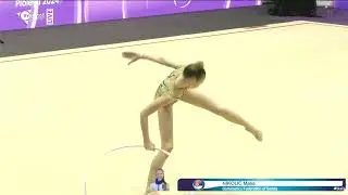 NIKOLIC Masa GFof Serbia #FIG 23rd Irina Deleanu R Gym Cup 24 feb 2024Juniors   RGI R1