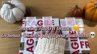 Unboxing Tarots Oracles 🛍️ 😍🤩 & un Deck parfait pour Halloween 💀