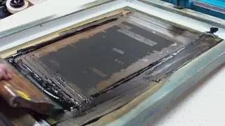 Silkscreening Newspaper Blackout Poems (rough cut)