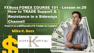 INSTITUTIONAL FOREX COURSE 101 - LESSON 29 - SUPPORT/RESISTANCE/PP IN A SIDEWAYS CHANNEL!