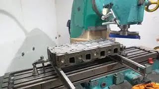 Интересная дизельная чугунка. Фрезеруем.