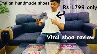 Italian handmade viral shoe review #youtube