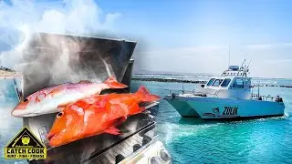 Ловля рыбы с лодки, копчение на дубе, красная римская рыба и серебрянка Struisbaai CATCH COOK