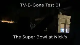TV-B-Gone Test 01: Bowl-B-Gone