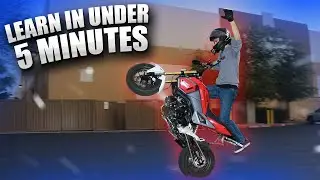 How to Wheelie Standing Up! [Motovlog 254]
