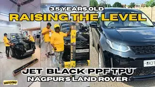Nagpur&rsquo;s Land Rover Discovery Sport | Jet Black Ultra Glossy Skratchaway PPF TPU with self healing