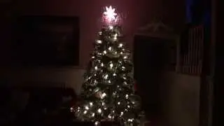 2011 Ultimate Flocked Christmas Tree, Ardunio Uno GE Color Effects G35, Custom Program, Dec 25th HD