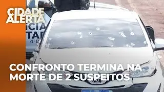 Confronto com a PM termina na morte de dois suspeitos em Maringá; um dos suspeitos foi socorrido