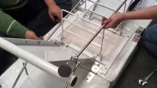 Spa facial bed chair setup