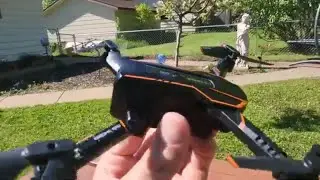 Распаковка дрона Q10 FPV Camera &mdash; летные испытания и сальто назад &mdash; мини-дрон с камерой