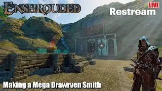 Enshrouded Building a Dwarven Smithing area!!