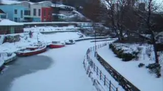 Newcastle snow, Ouseburn frozen. Digitalab & F Stop Gallery's Joe Cornish exhibition