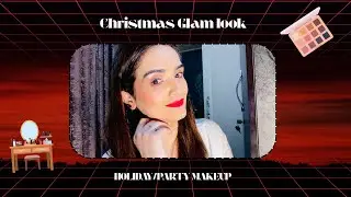 Christmas Glam Look | Party Makeup look✨