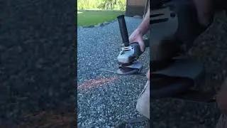 HOW TO SHARPEN A PERFECT MACHETE: MAINTENANCE FOR LAWN CARE TOOLS #shorts #lawncare #tools #machete