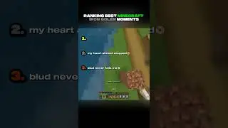 Ranking Top 3 Minecraft IRON GOLEM Moments🗿 #shorts