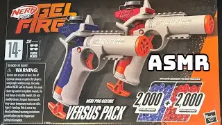 ASMR Unboxing Nerf pro Gelfire versus pack