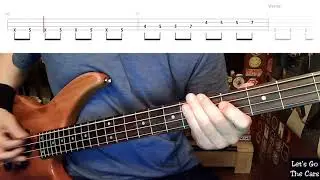 Let's Go by The Cars - Bass Cover with Tabs Play-Along