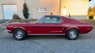 1968 1/2 Ford Mustang R Code 428 Cobra Jet 4 Speed ​​4.30 Tasca Ford Car Original Paint!!