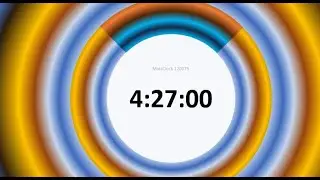 MatsClock 120075 - Free PowerPoint Digital Clock PPT