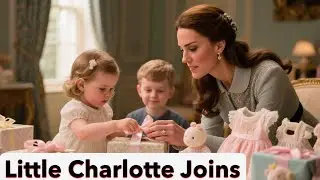 Little Charlotte Joins Princess Kate in Arranging Baby Gifts||Emotional Stories ||