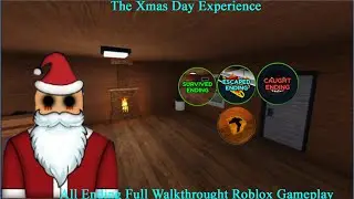 The Xmas Day Experience All Ending Full Walkthrought Roblox Gameplay