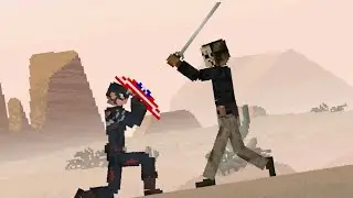 Captain America vs Jason Voorhees (Fruit Playground)