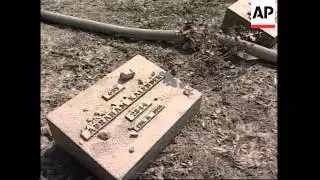 Flooding at cemetery where Holocaust victims are buried