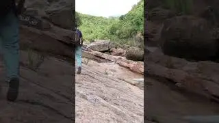 Travel vilog #nature #mountainswiev #vilog ##villageinbihar #waterfall #river #hiking
