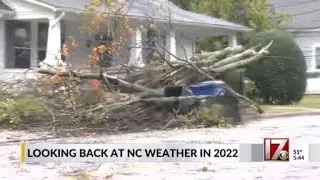 NC weather 2022