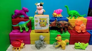 wow!! unbox little owl doctor and friends elephant chicken ladybug นกฮูกของเล่นและผองเพื่อน@aza555