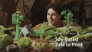 Eco-Friendly 3D Printing with Anycubic Plant-Based Resin 2.0 🌱 | Safer, Greener, Smarter