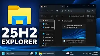 Сделайте проводник Windows 11 25H2 быстрее
