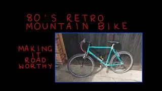 Retro mountain bike for a bit of lockdown exercise. The strip-down.